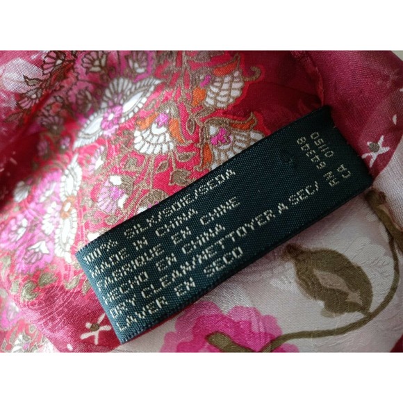 Harve Benard 100% Silk Scarf Paisley 70s Floral - Picture 4 of 8